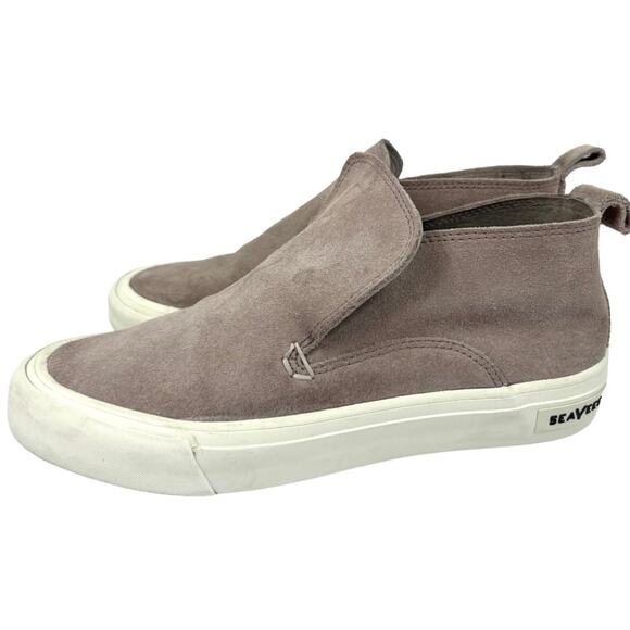 SeaVees Huntington Middie Slip-On Haze Suede Sneaker Size 8 - Picture 5 of 9